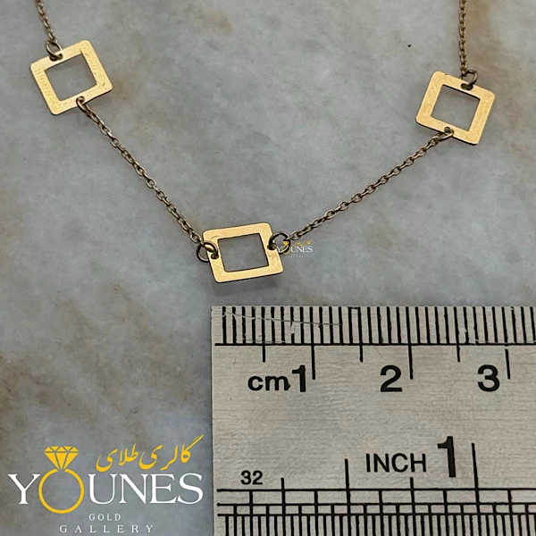 دستبند تمام طلا مربعی